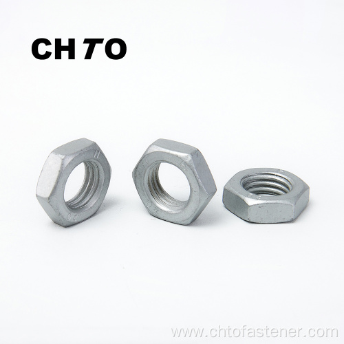 ISO4035 Grade 04 Dacromet hex nuts thin type